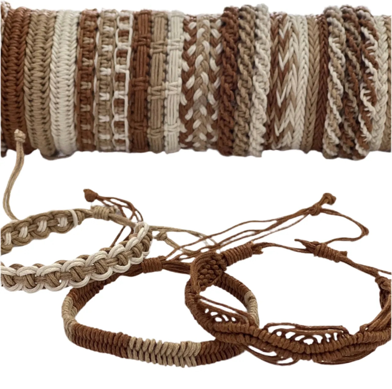 ethik woven friendship bracelets || cotton