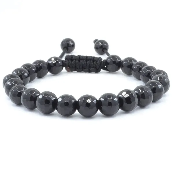 Faceted Black Onyx