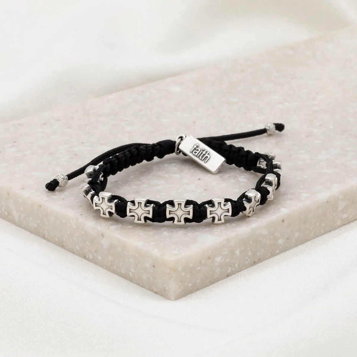 Faith Blessing Bracelet/Silver