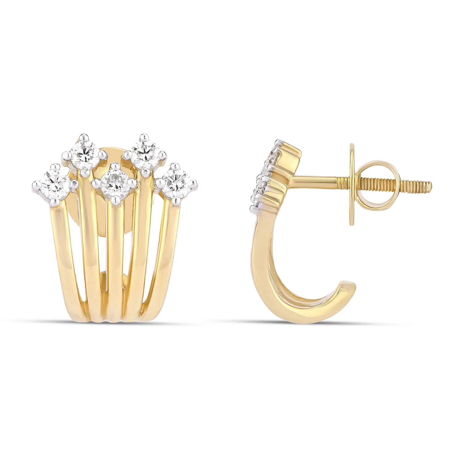Firework Diamond Earrings