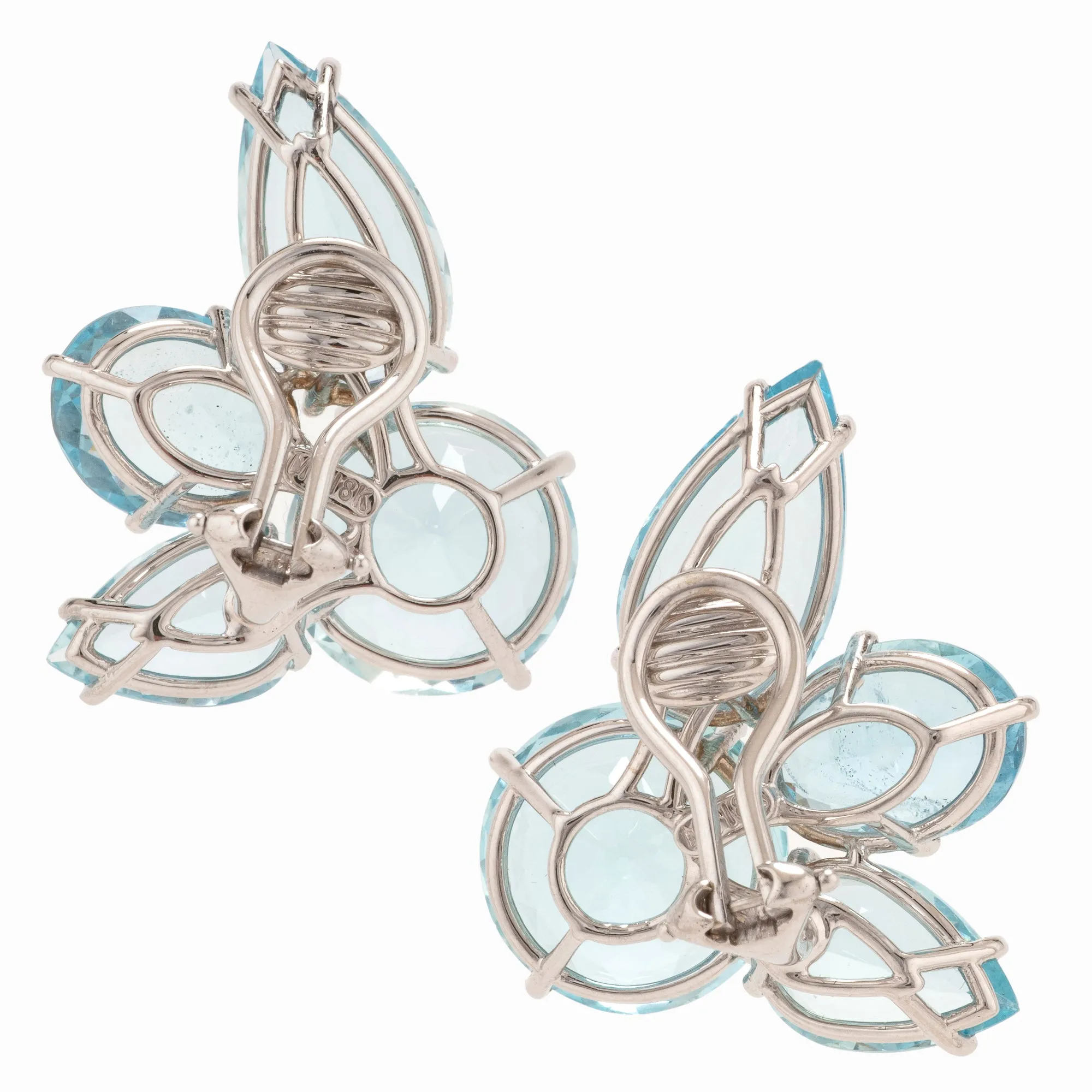 Flair iv aquamarine earrings