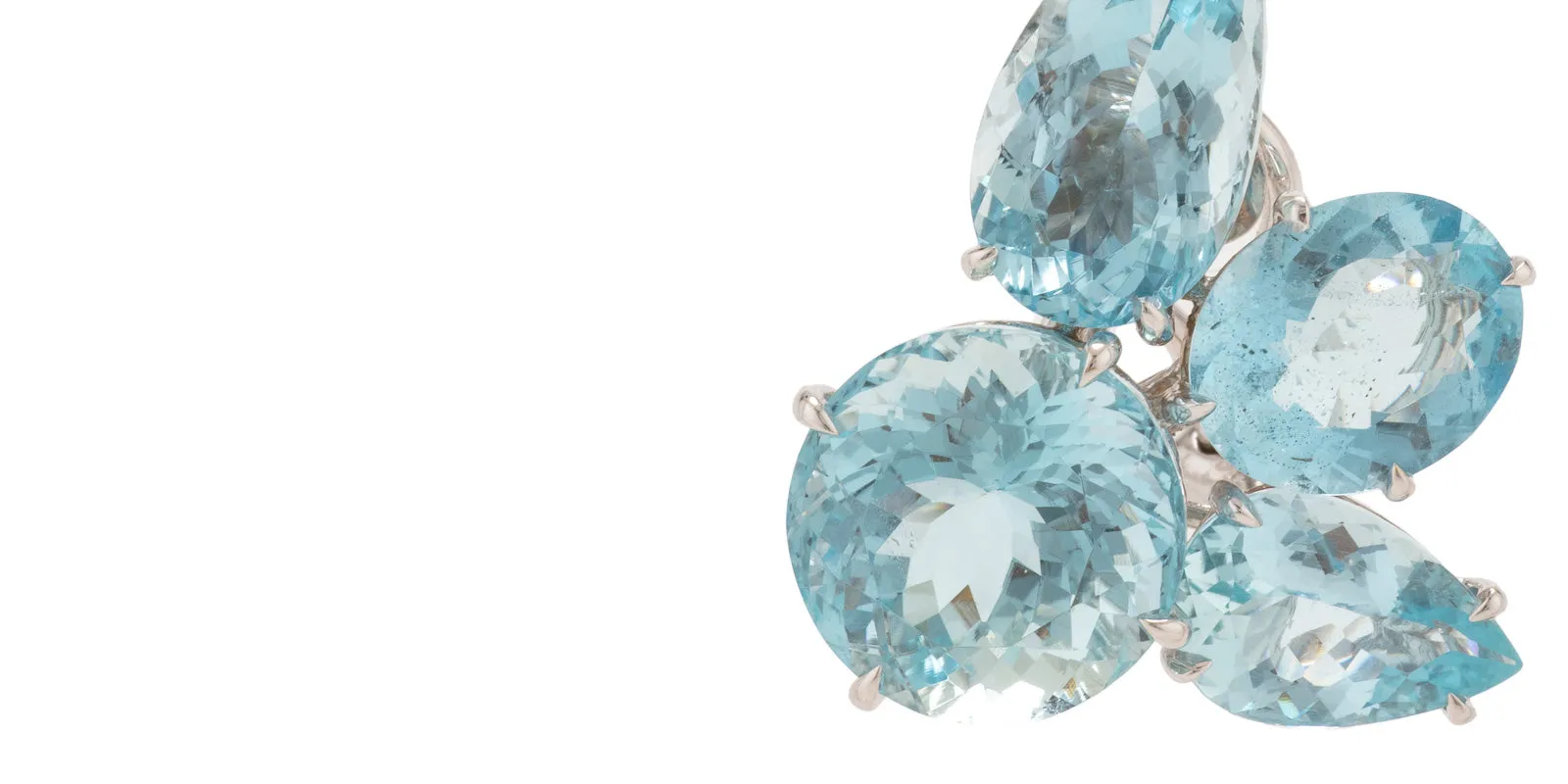 Flair iv aquamarine earrings