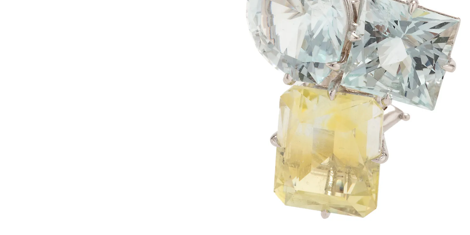 Flip III topaz earrings