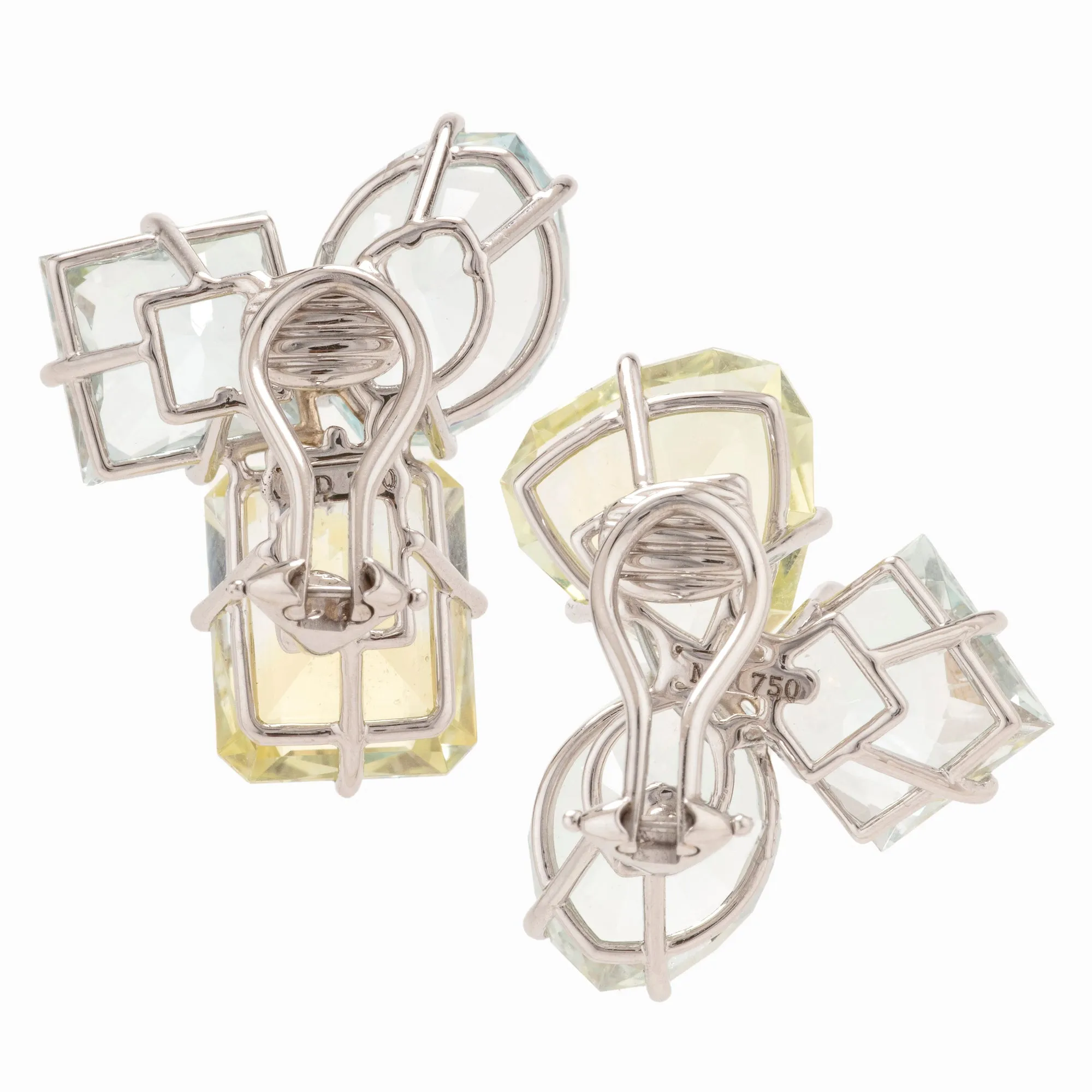 Flip III topaz earrings