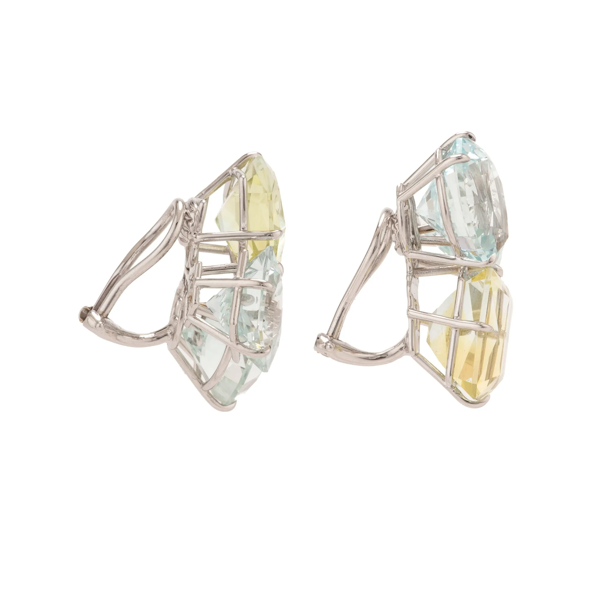 Flip III topaz earrings
