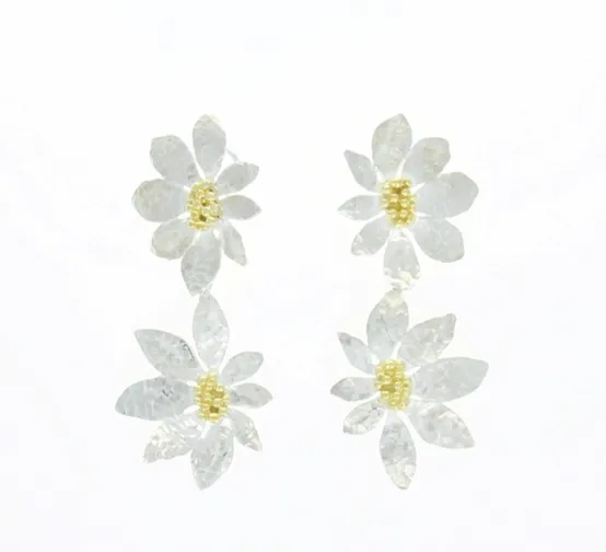 Flora   Fauna Clip Earrings