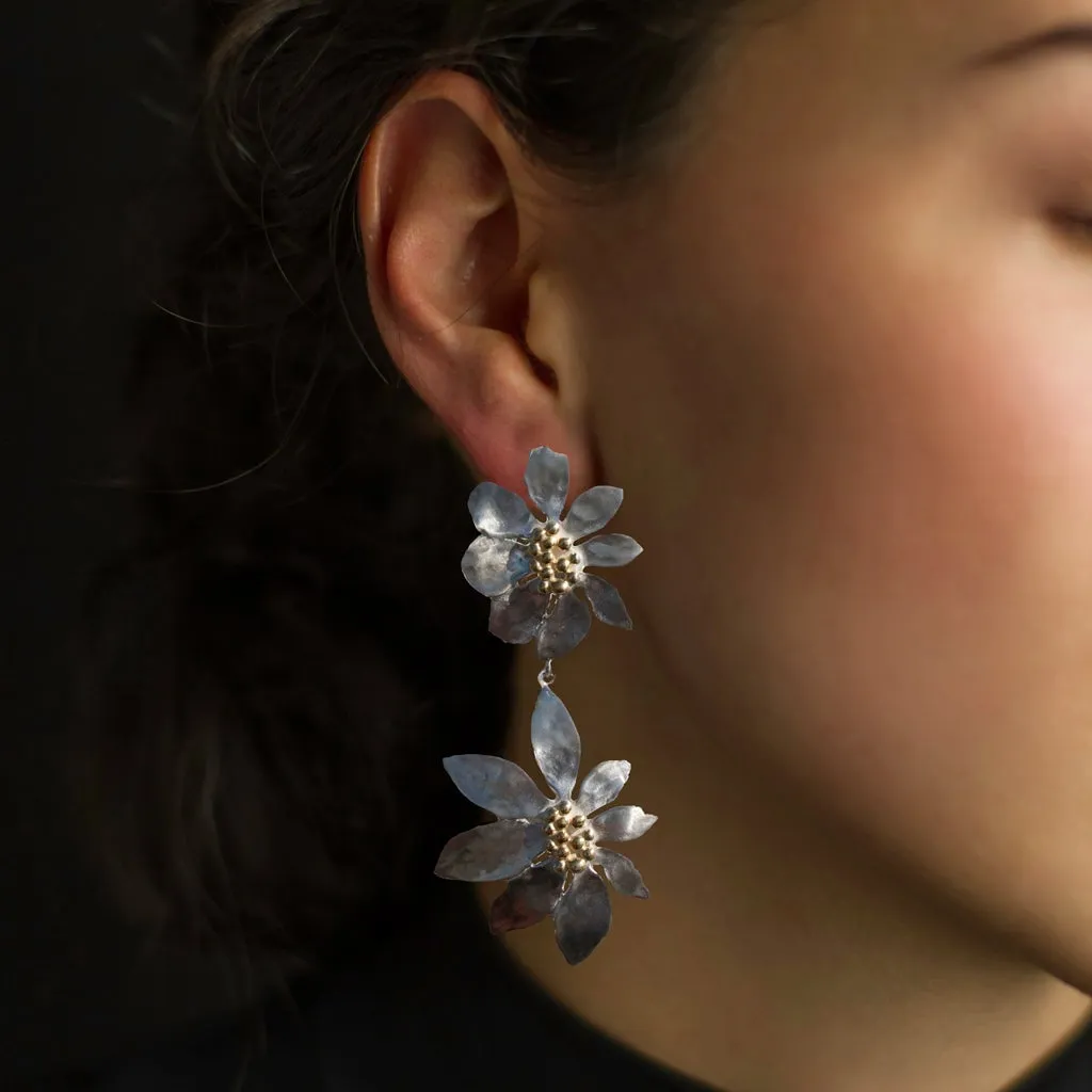 Flora   Fauna Clip Earrings