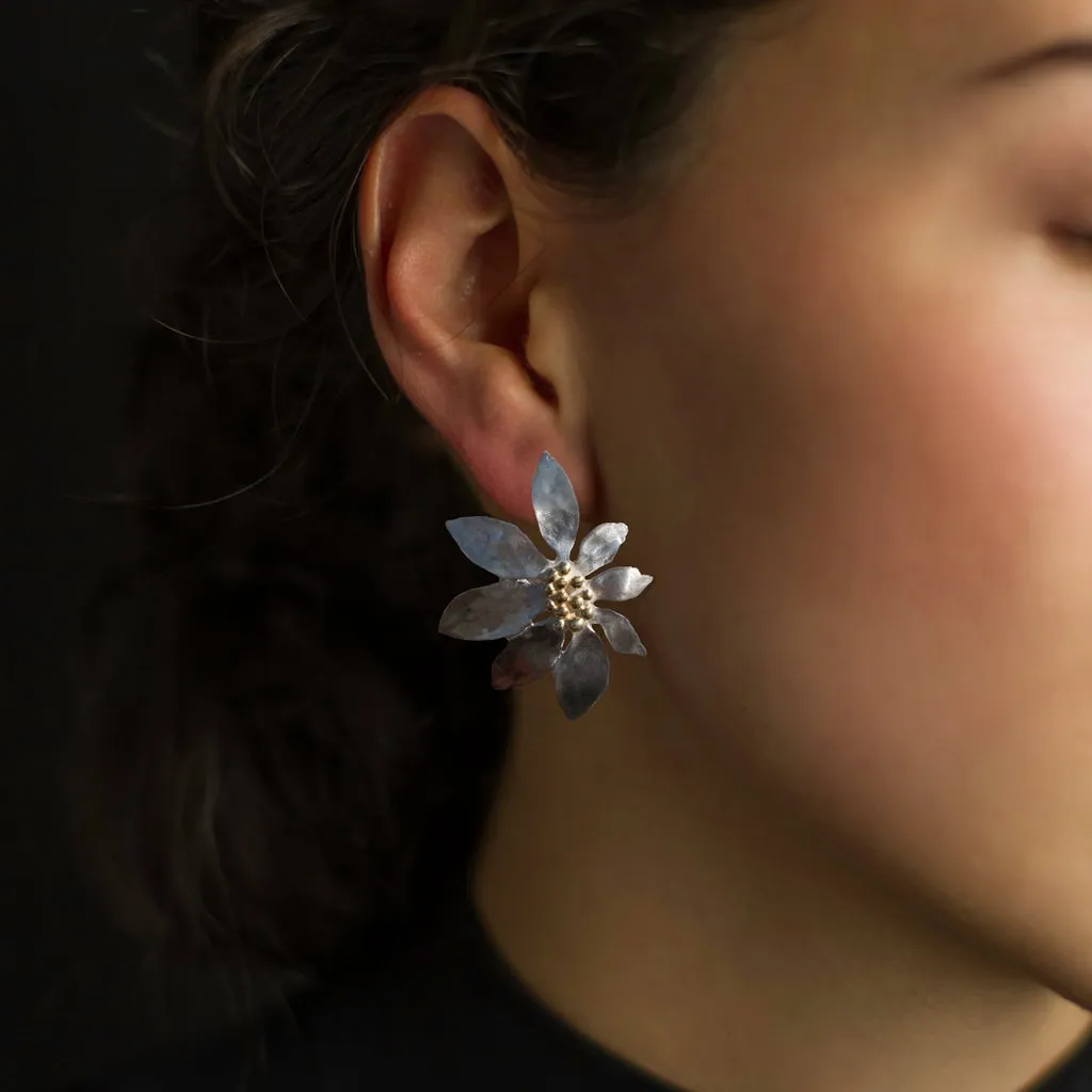 Flora   Fauna Clip Earrings