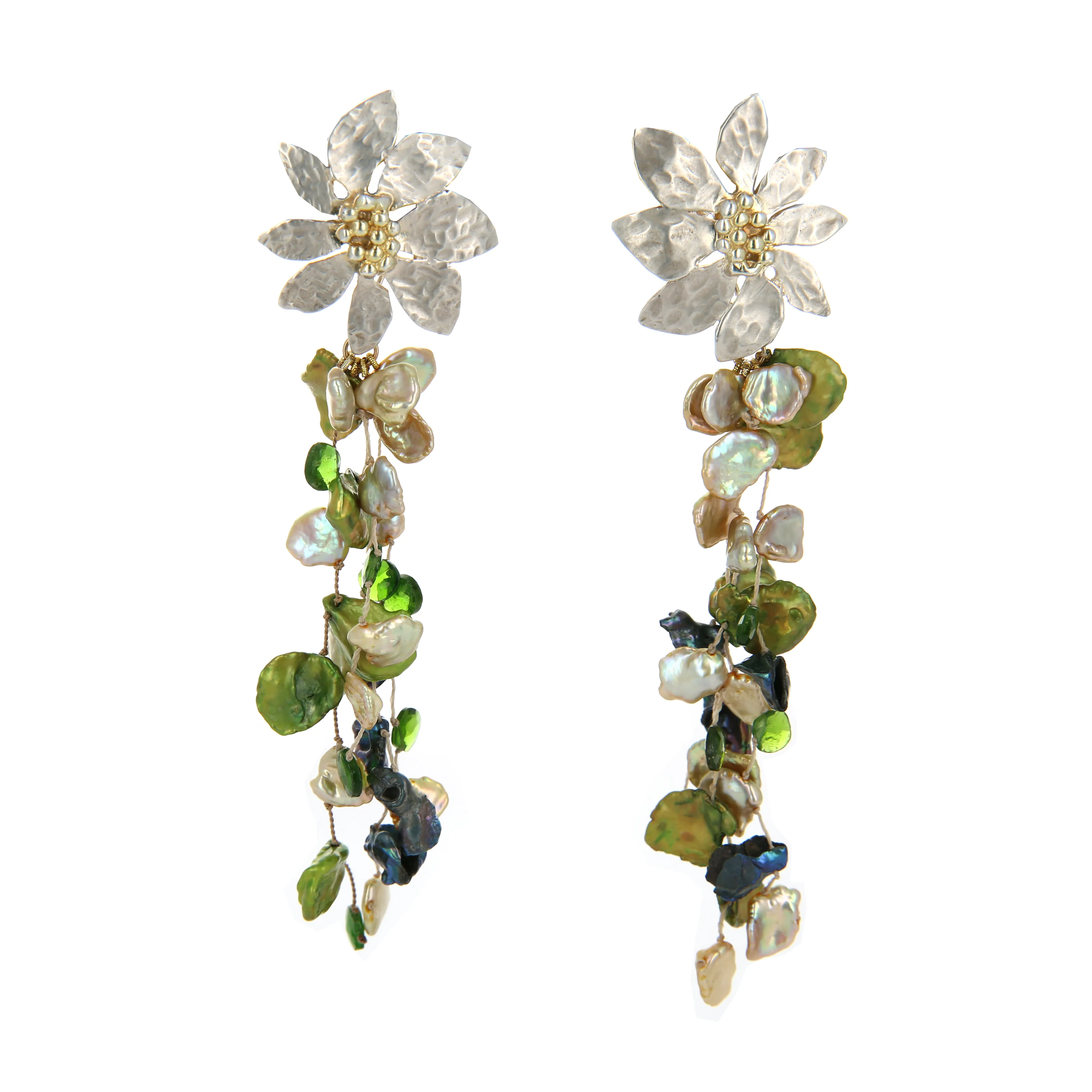 Flora   Fauna Leaf Clip Earrings