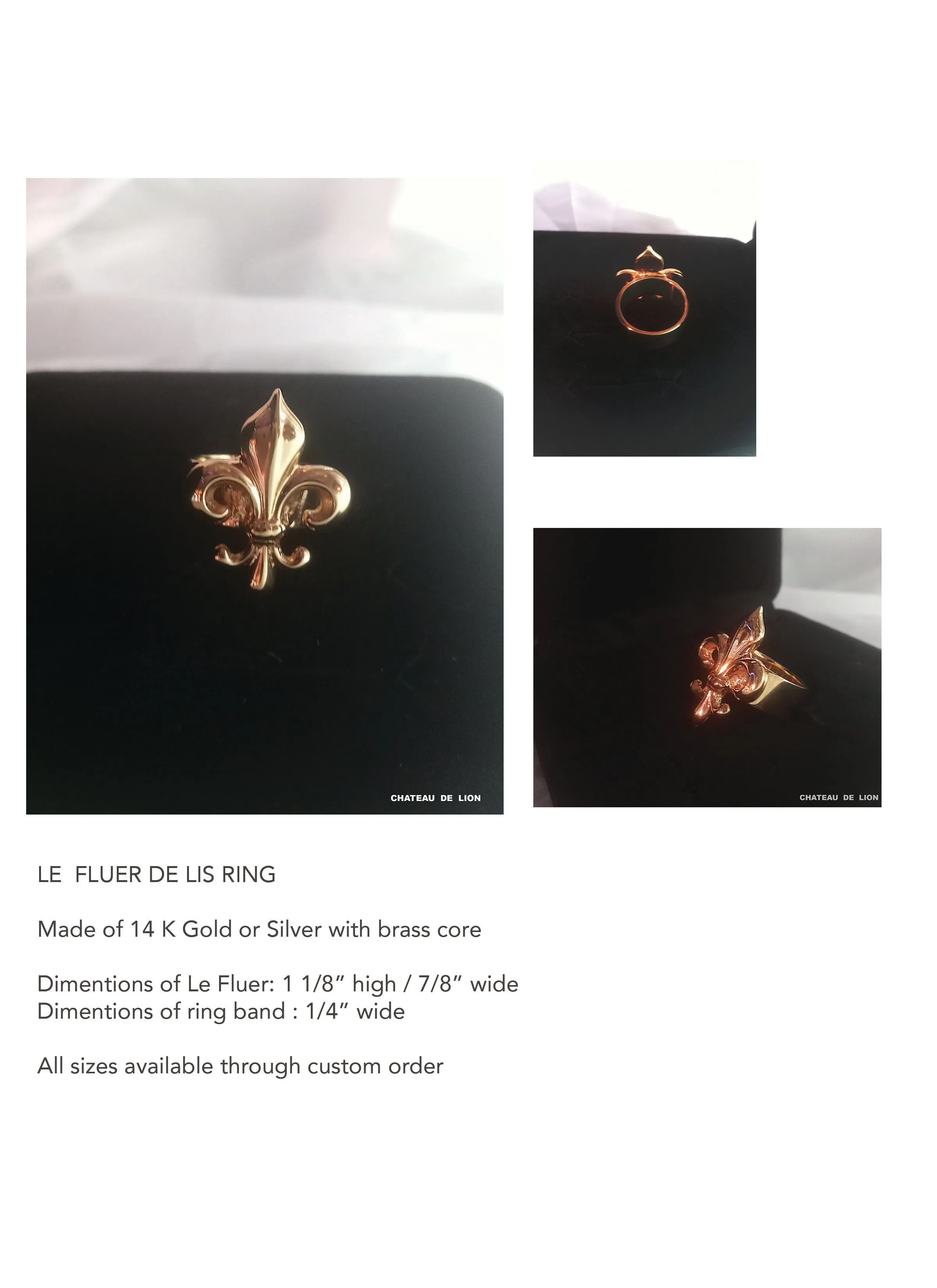 Fluer-de-lis Ring