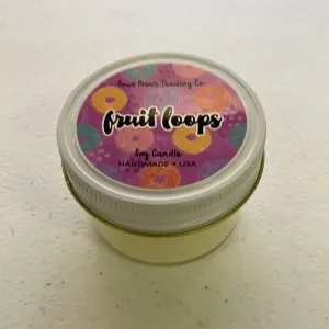Four Point's Trading Company Pop Scents Fruit Loops Soy Candle