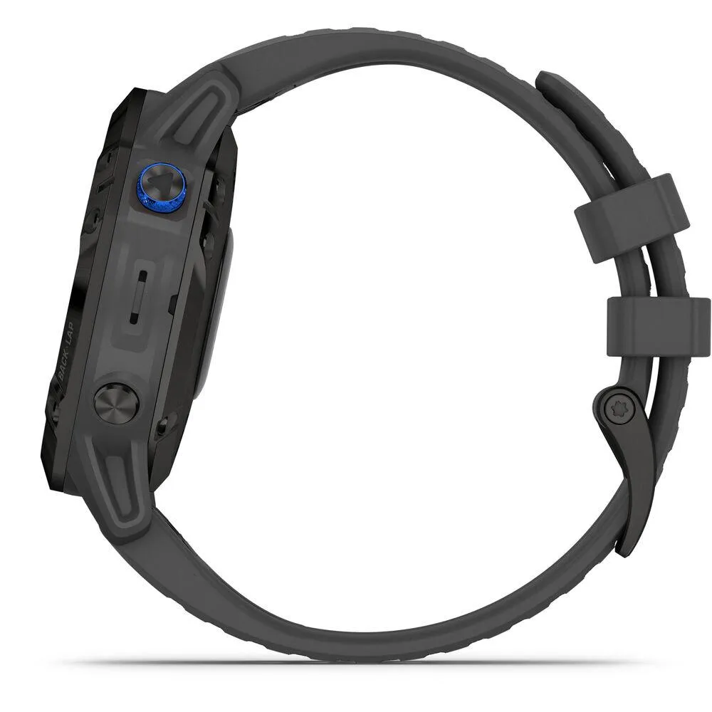 Garmin fenix 6 Pro Solar Multisport GPS Smartwatch (Black w/ Slate Gray Band)
