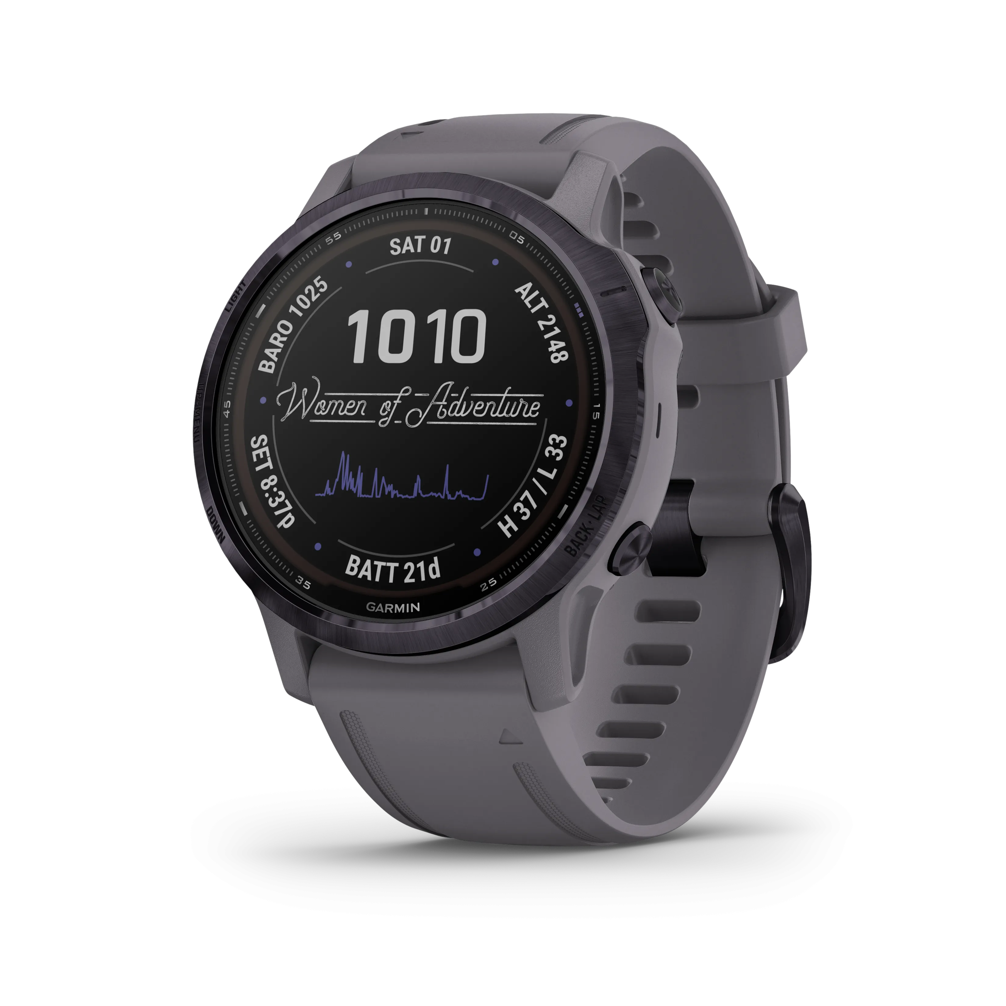 Garmin Fenix 6S Pro Solar, Women of Adventure, Premium Multisport GPS Watches with Pulse OX, Routable Maps and Music Smartwatch