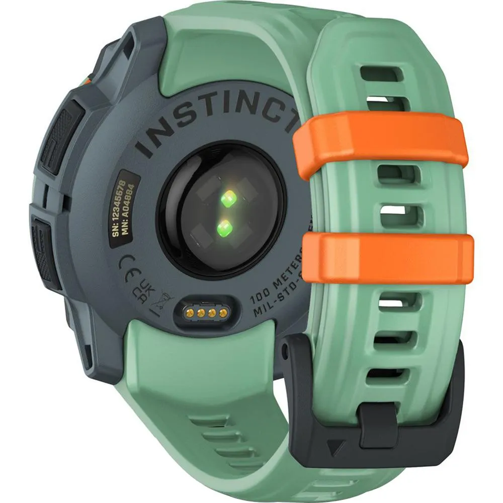 Garmin Instinct 3 - 45 mm Outdoor GPS Smartwatch, AMOLED, Neo Tropic w/ Neo Tropic Band