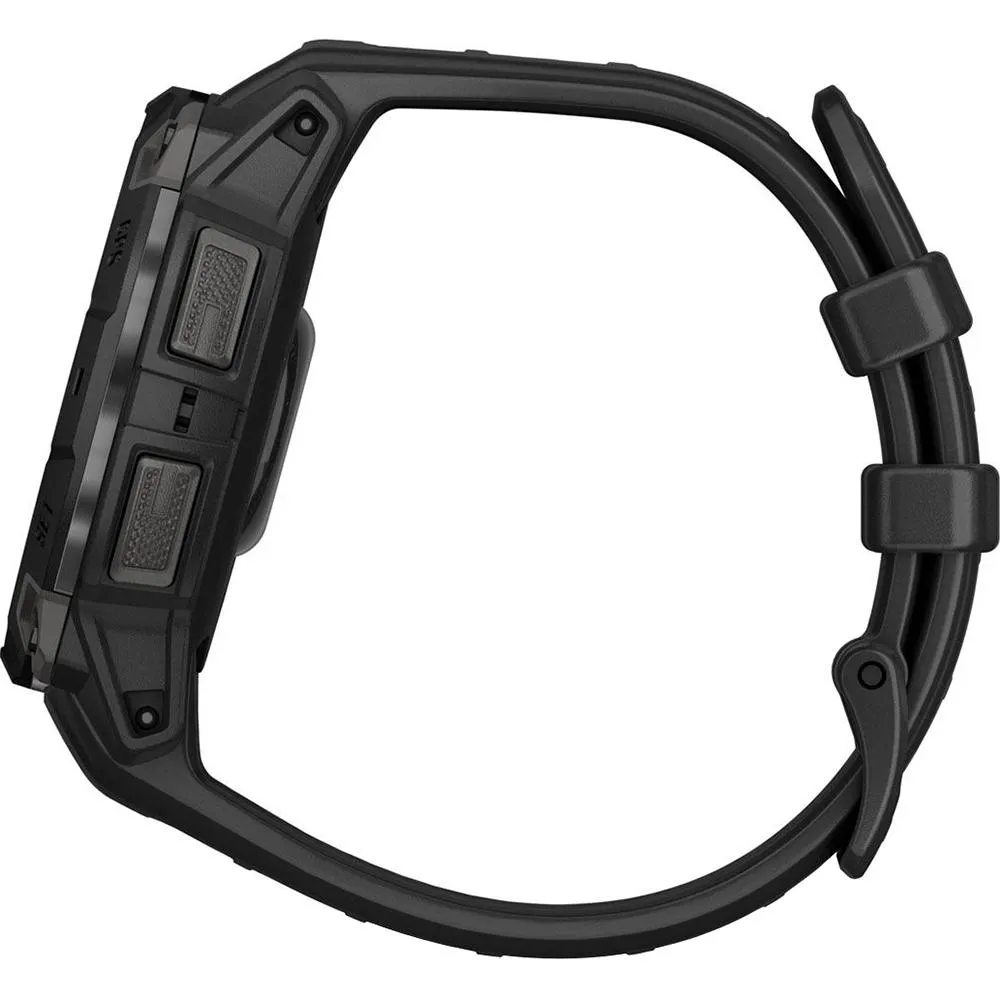 Garmin Instinct 3 45mm Outdoor GPS Smartwatch, AMOLED, Black w/ HRM 200 (XS-S) Bundle