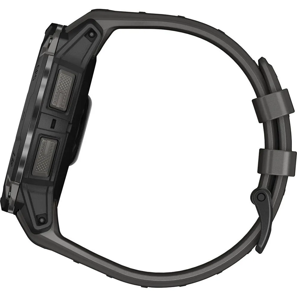 Garmin Instinct 3 - 50 mm GPS Smartwatch, AMOLED   Charging Dock   Protector Bundle