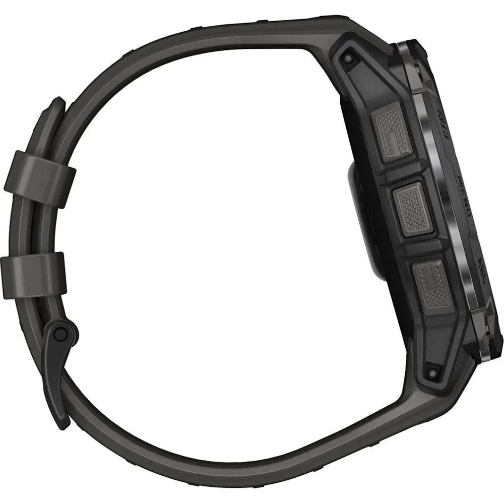 Garmin Instinct 3 - 50 mm GPS Smartwatch, AMOLED   Charging Dock   Protector Bundle