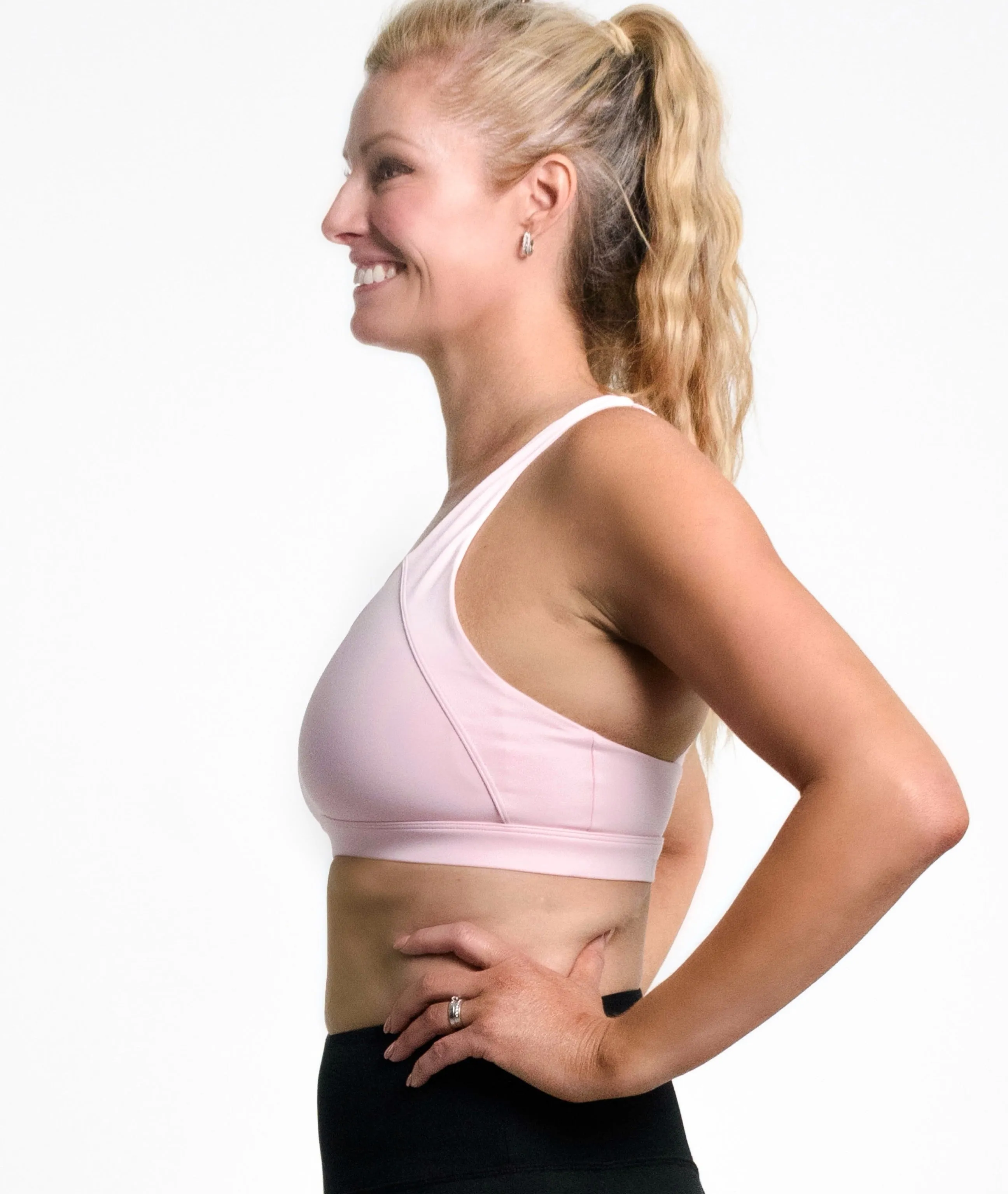 Gigi Sports Bra - Baby Pink