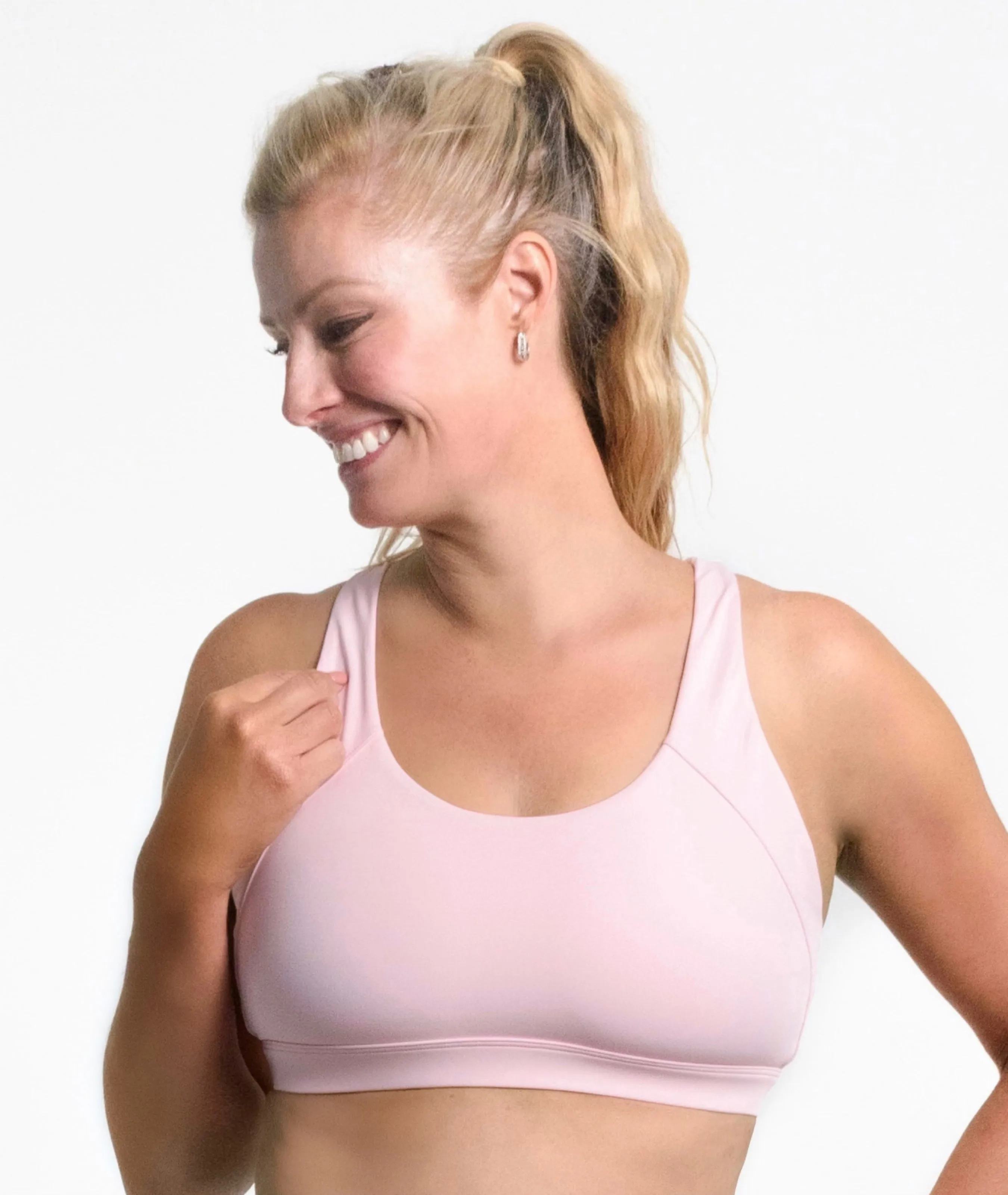 Gigi Sports Bra - Baby Pink