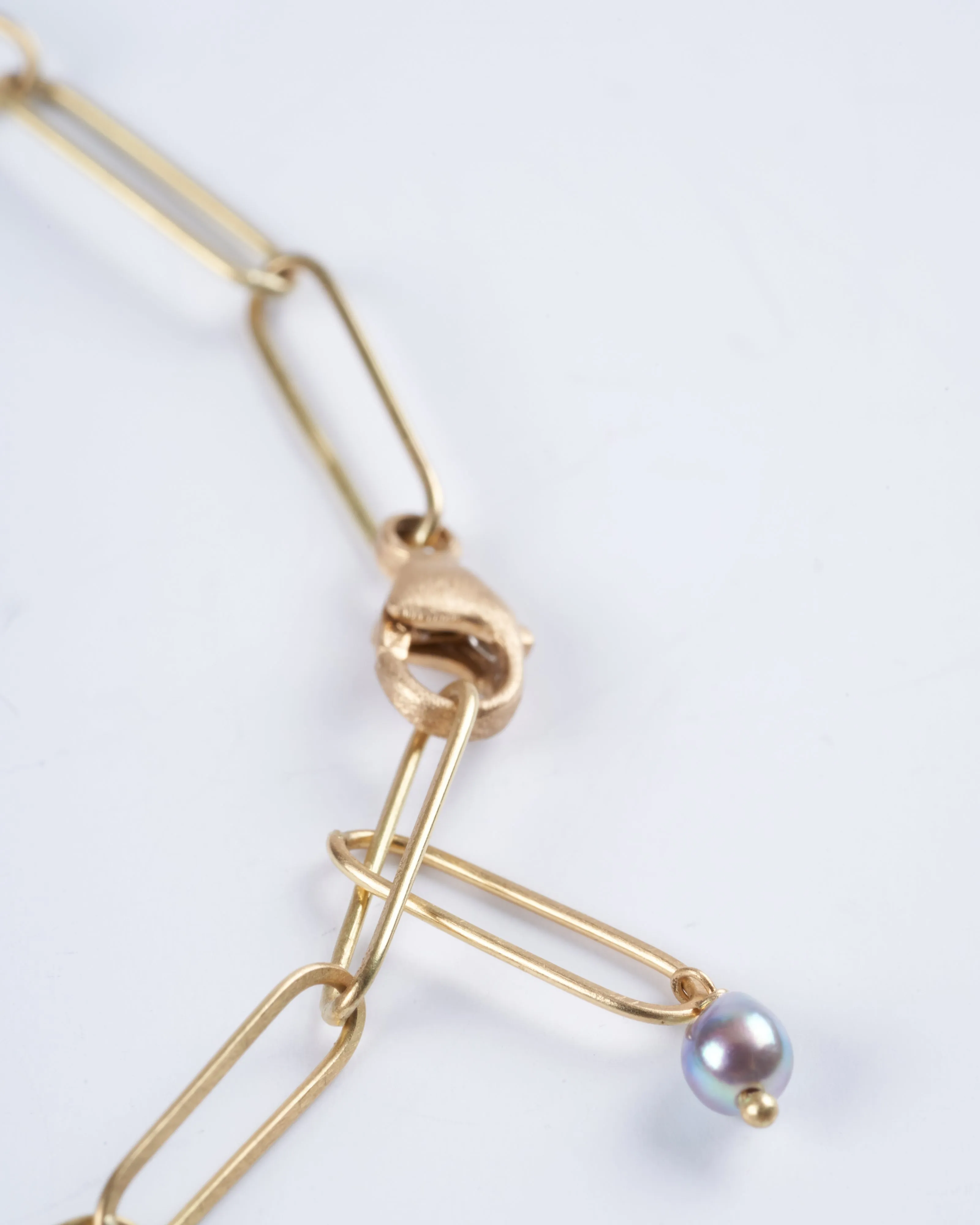 gold popsicle bracelet with akoya pearls