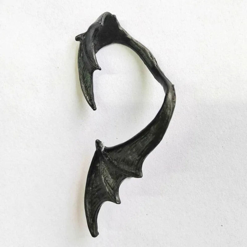 Gothic Dragon Wing Ear Cuff Earrings For Women