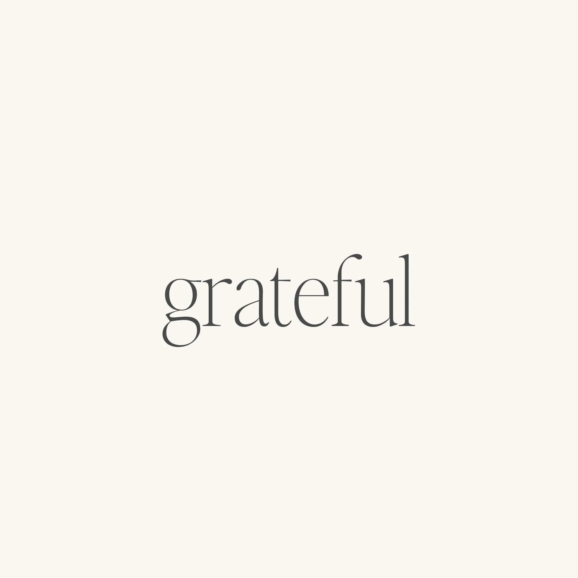 Grateful