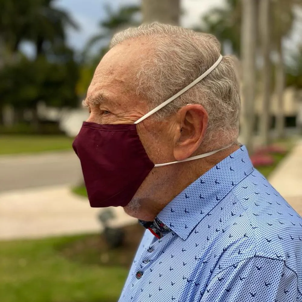 Hale Navy Over-The-Head Face Mask