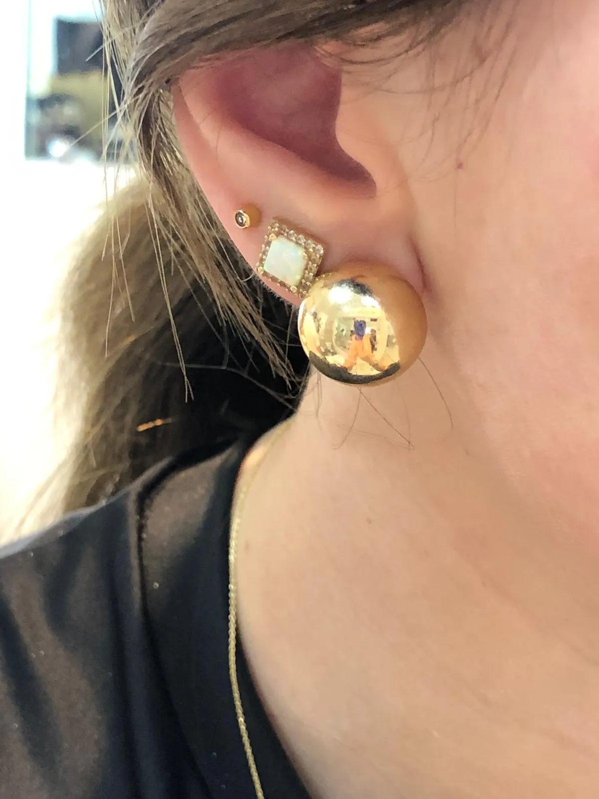 Half Ball Earrings 57179