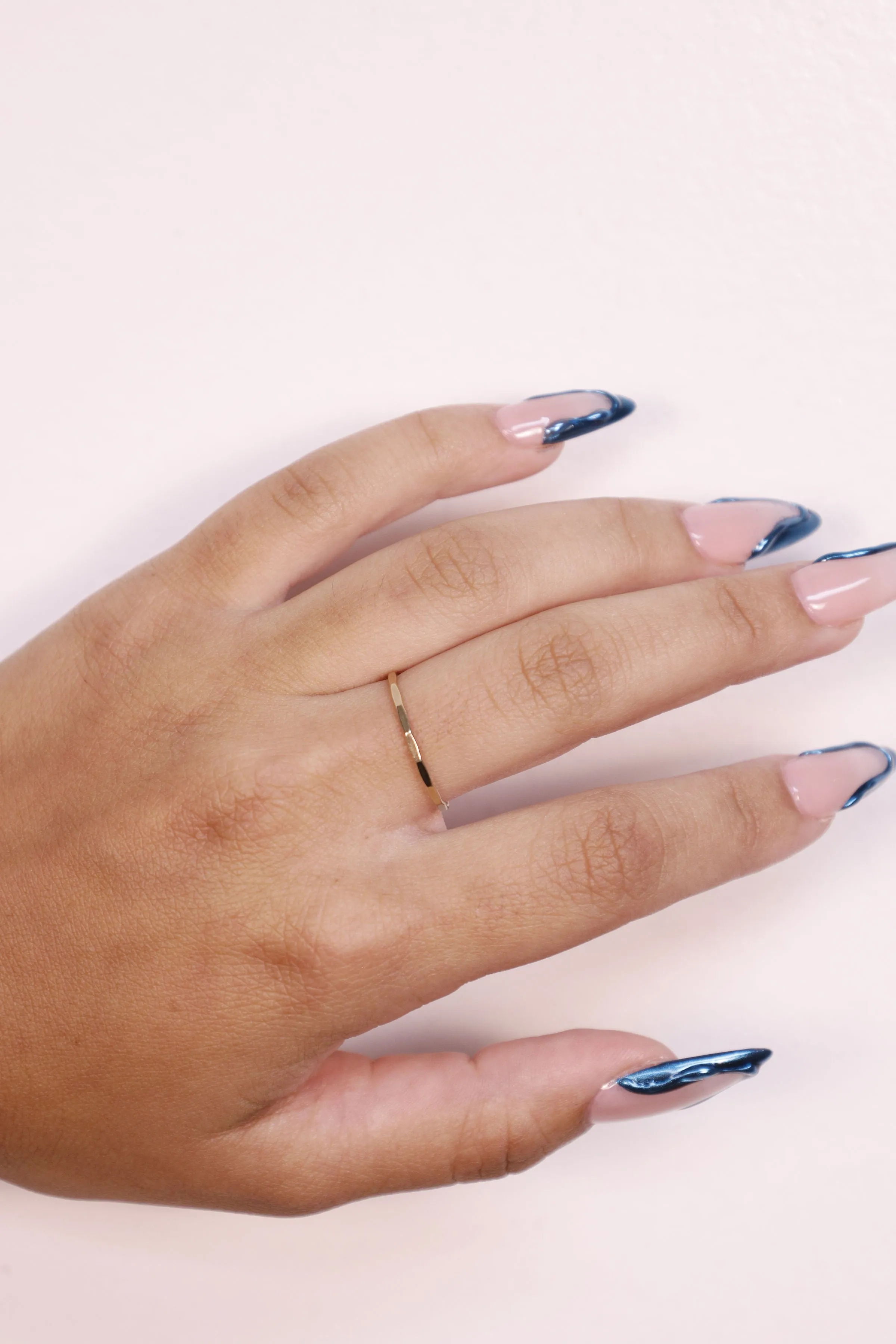 Hammered Band Ring