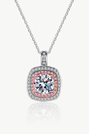 Hazel Blues® | Moissanite Geometric Pendant Necklace