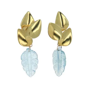 Hollyhock Vermeil Earrings