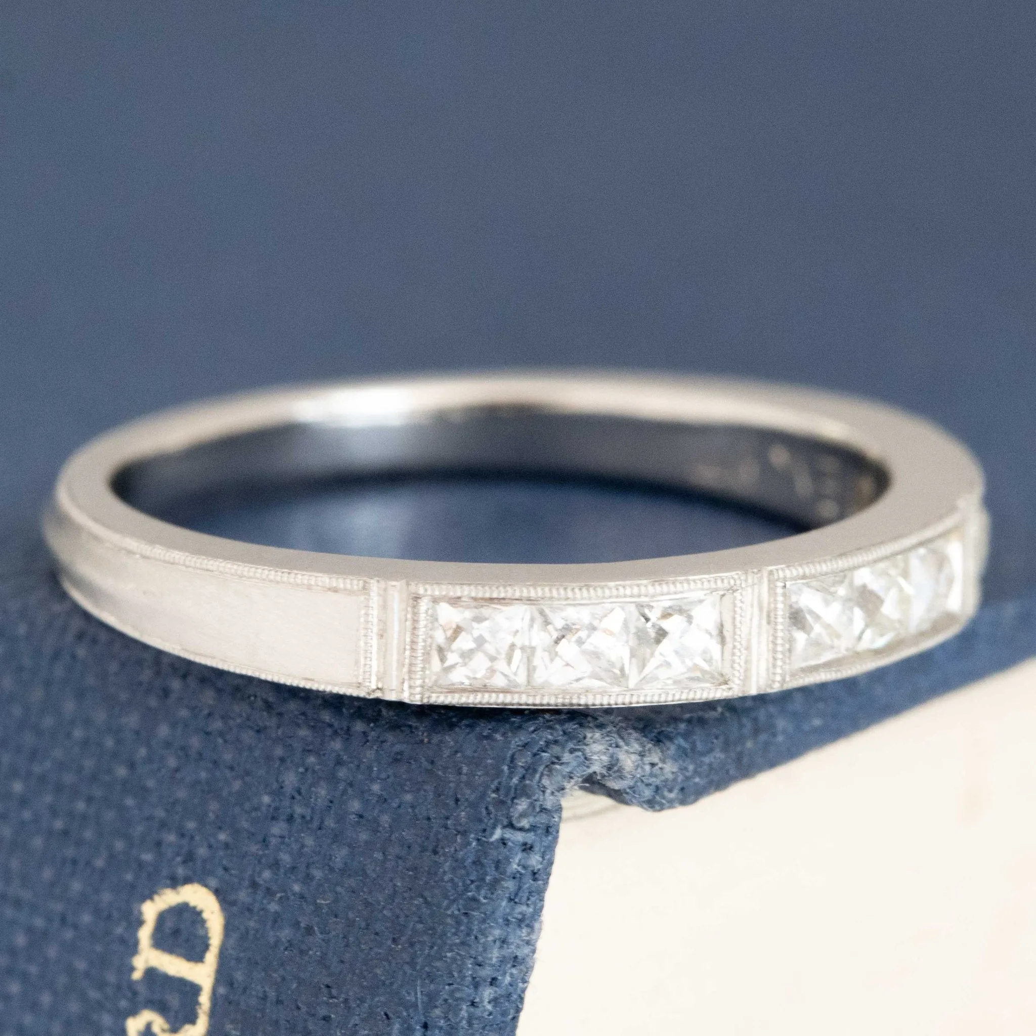 Isabella Platinum Wedding Band Ring by Erika Winters