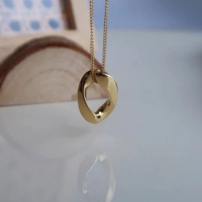 Jameson Infinity Pendant Necklace - Gold