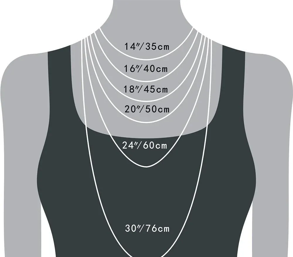 Julia Script Sterling Silver Custom Necklace