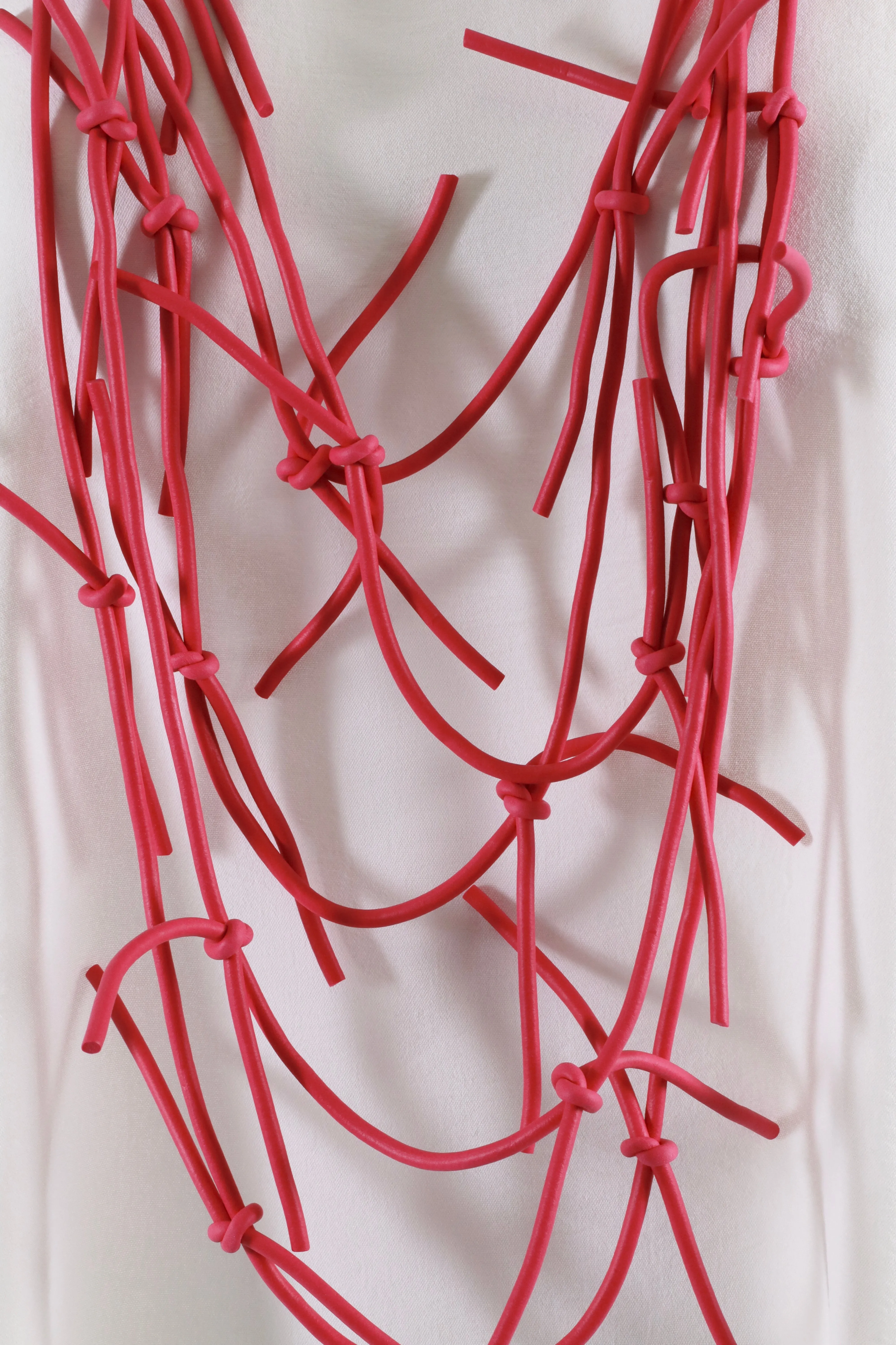 Kiera Necklace in Fuchsia