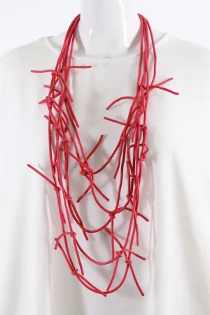 Kiera Necklace in Fuchsia