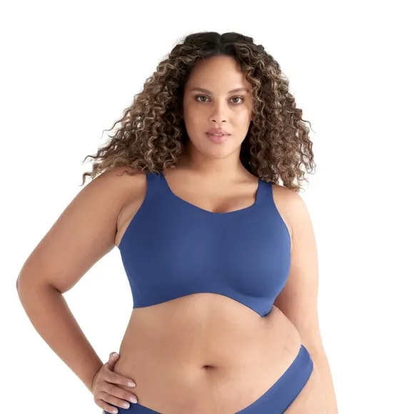 Knix catalyst sports bra blue/gray size 8 EUC