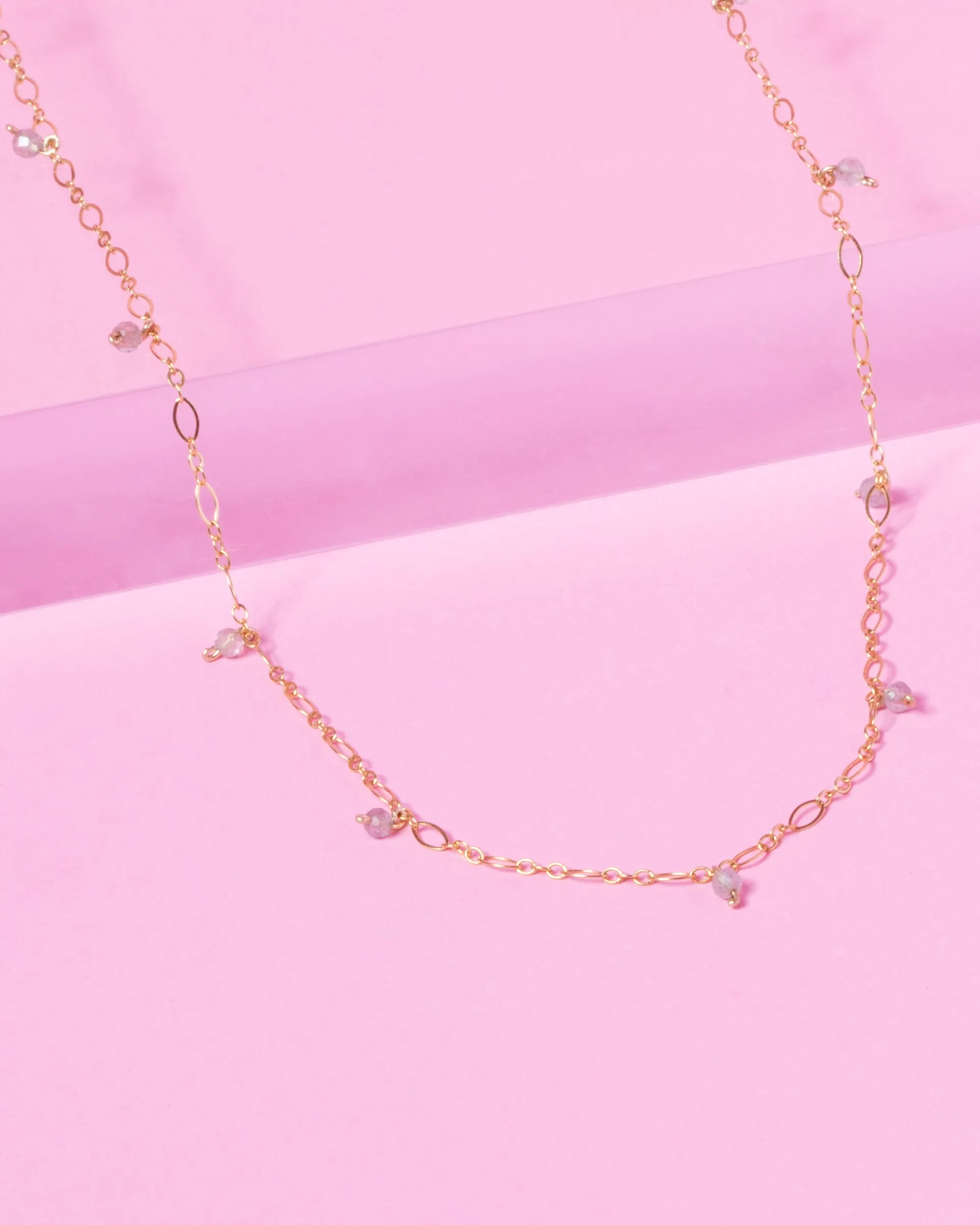 LABRADORITE JANELLE 14K GOLD FILLED NECKLACE
