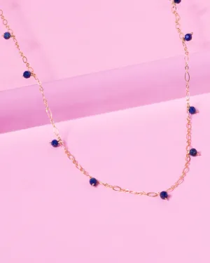 LAPIS JANELLE 14K GOLD FILLED NECKLACE