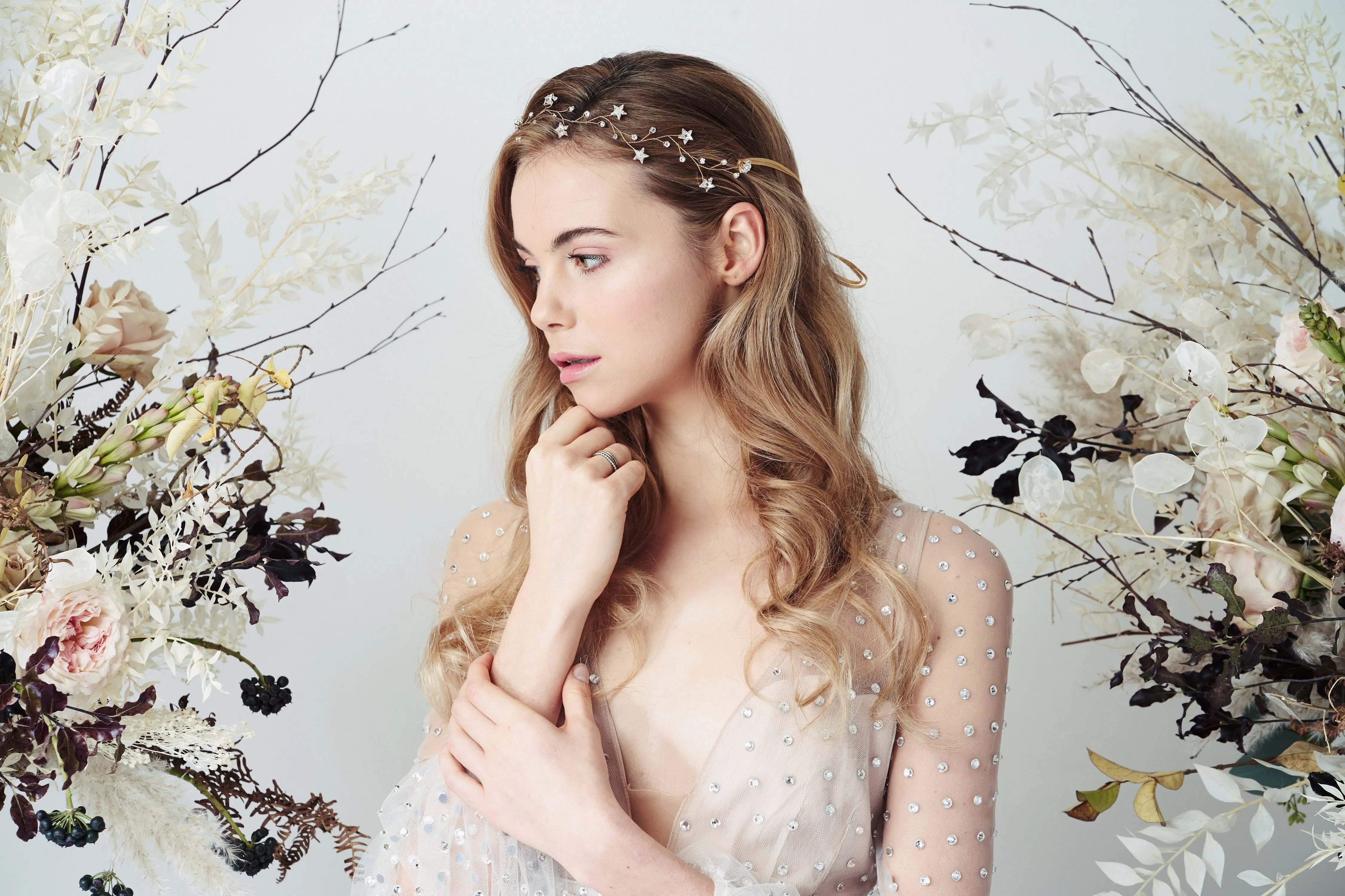 Larissa Celestial Star Hair Vine