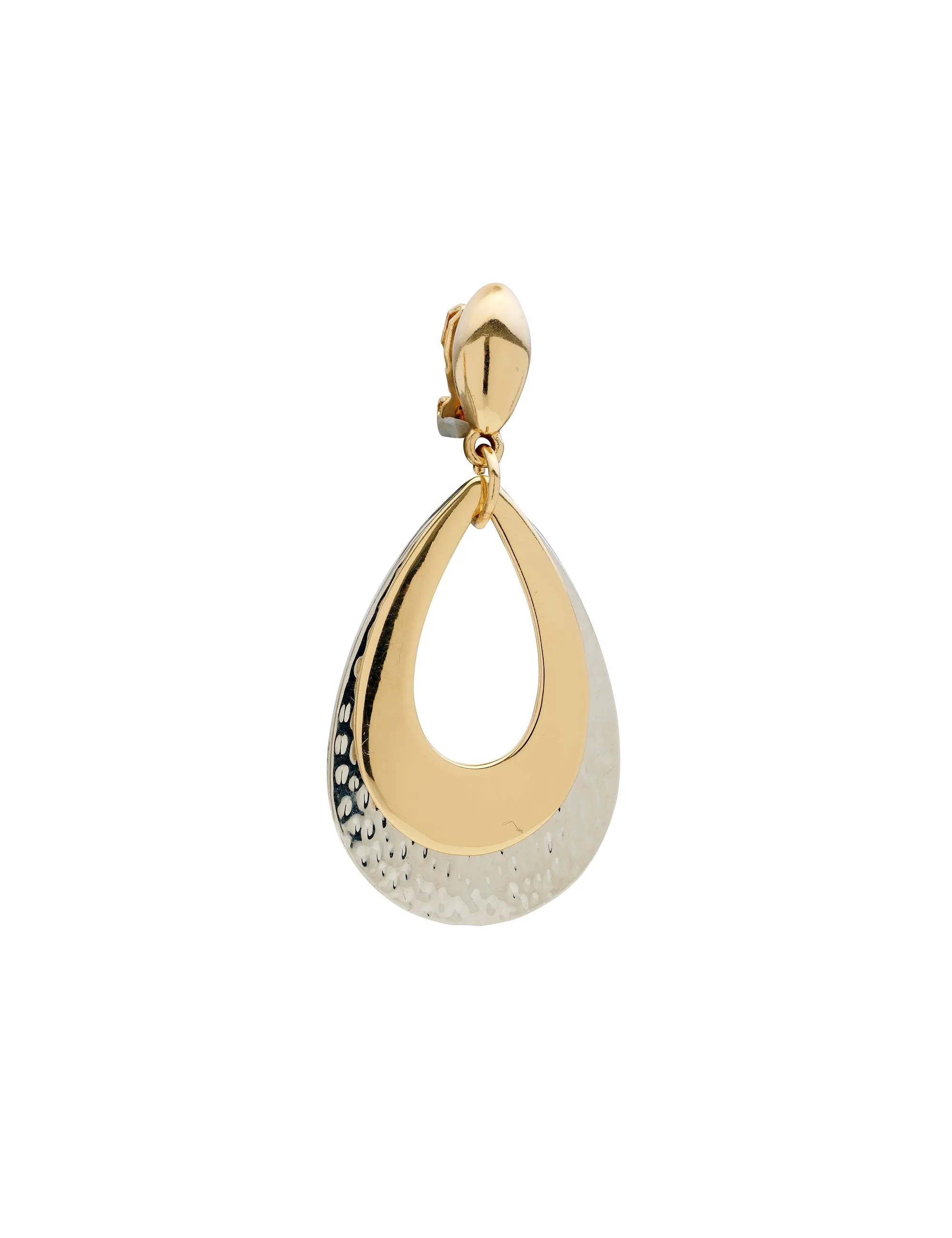 LAYER DROP WINDOW CLIP EARRING