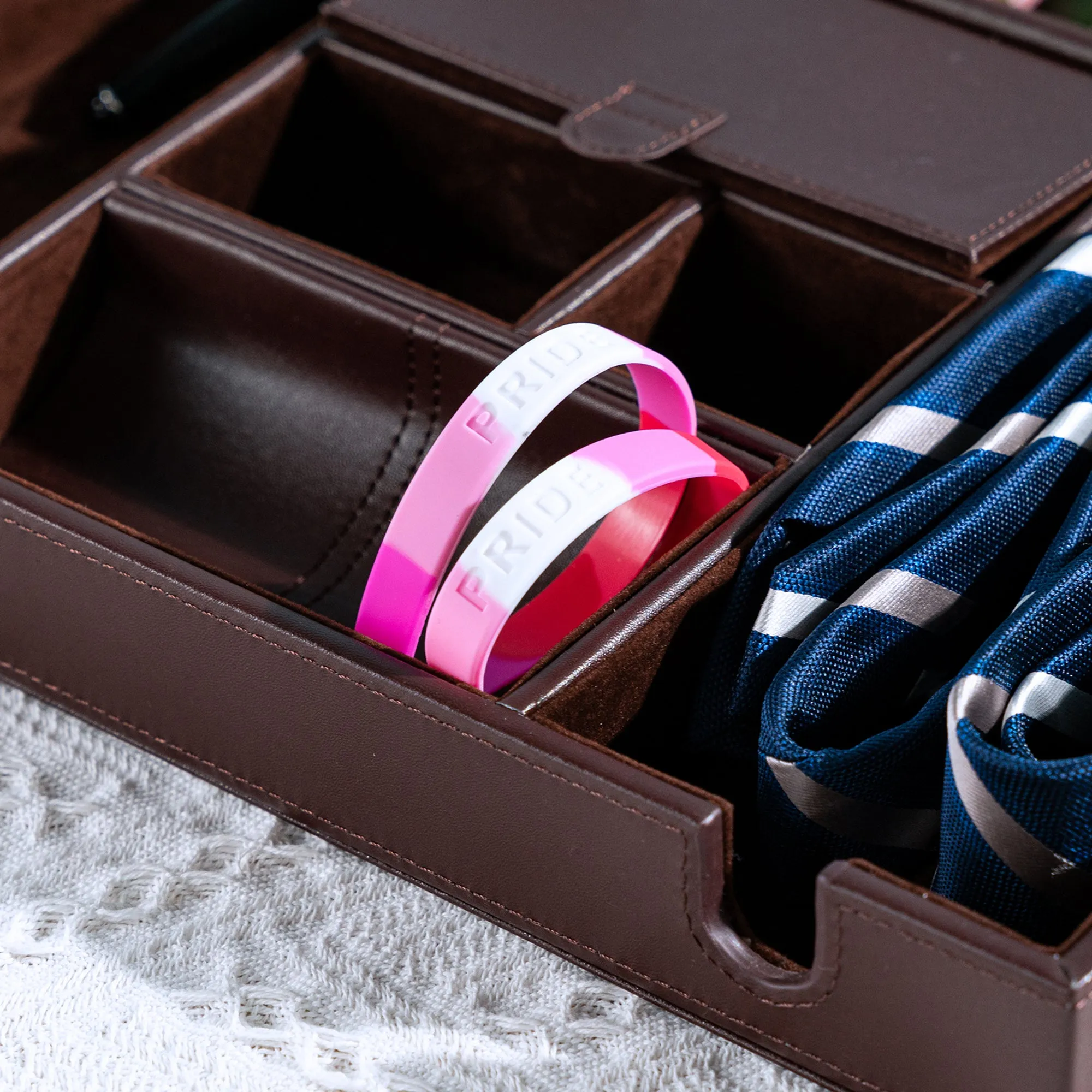 Lesbian Flag PRIDE Silicone Bracelet Wristbands