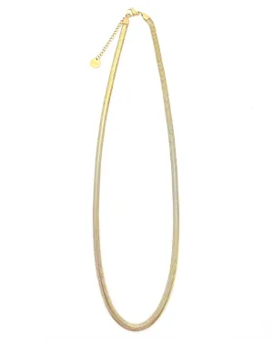 Lillian Gold Snake Necklace