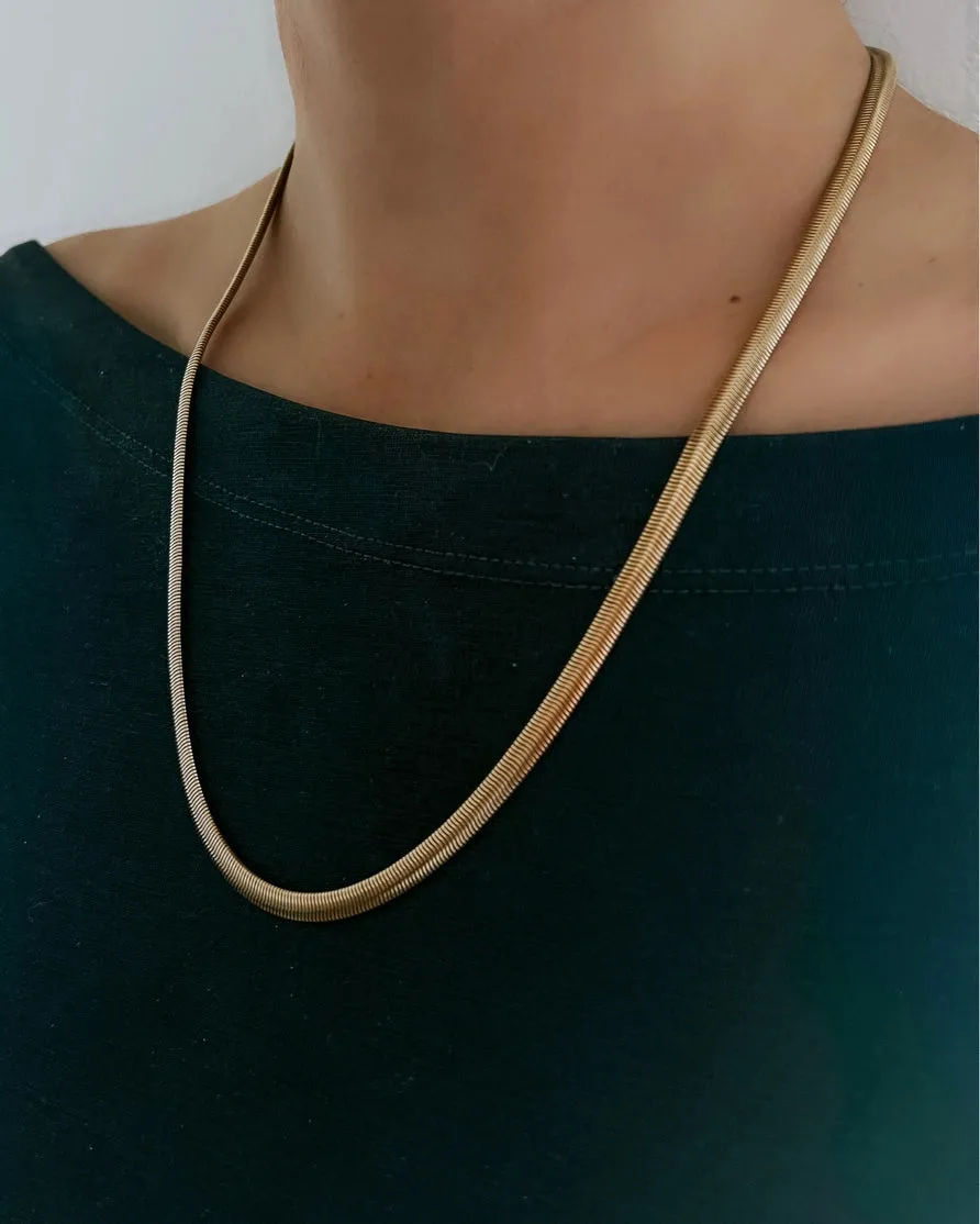 Lillian Gold Snake Necklace