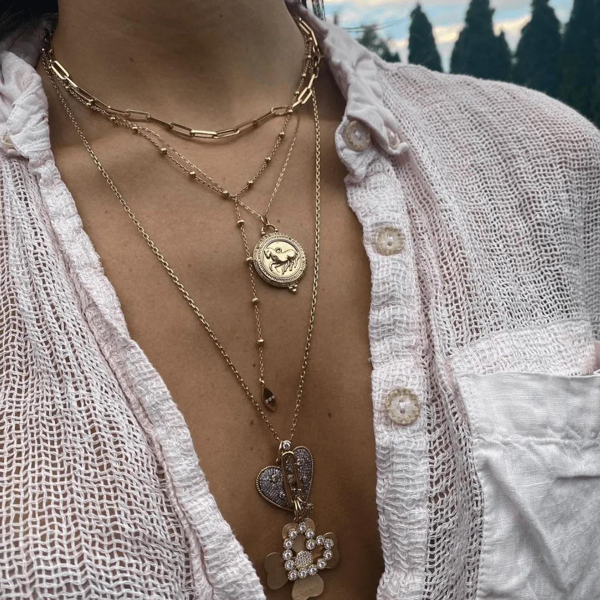 lion medallion | luxe