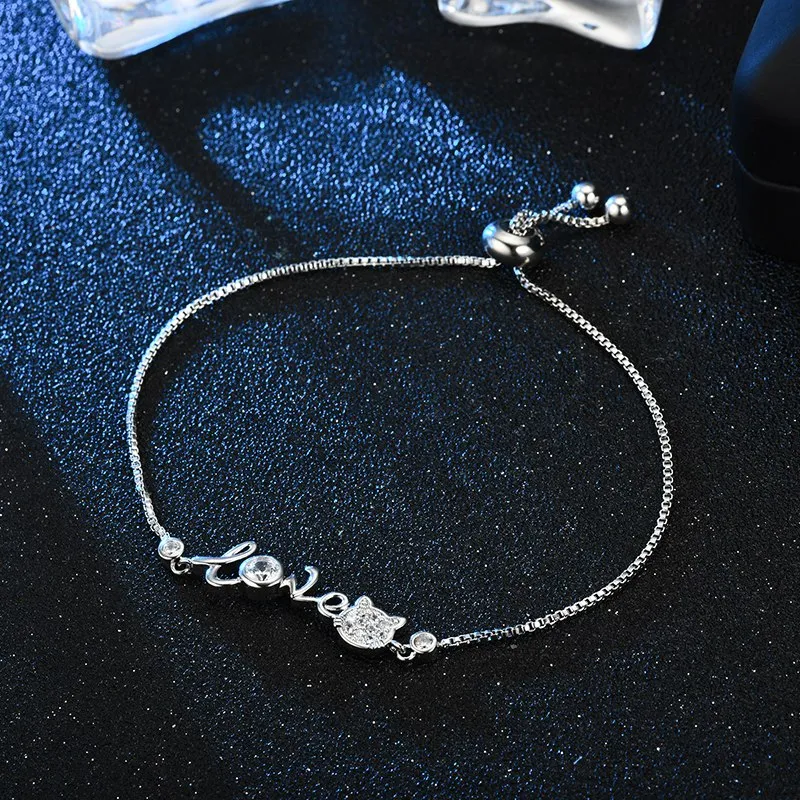 Love Cat Adjustable Bracelets