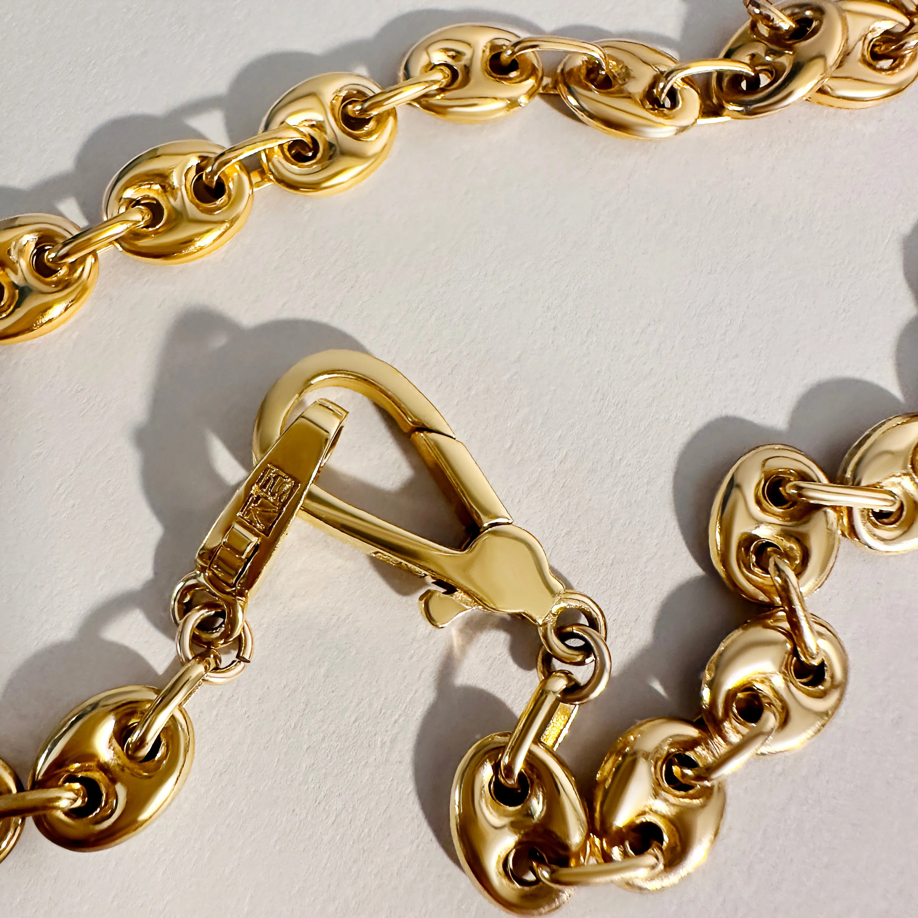 “LOVE LOCK” Necklace- MIDI Puffy Mariner