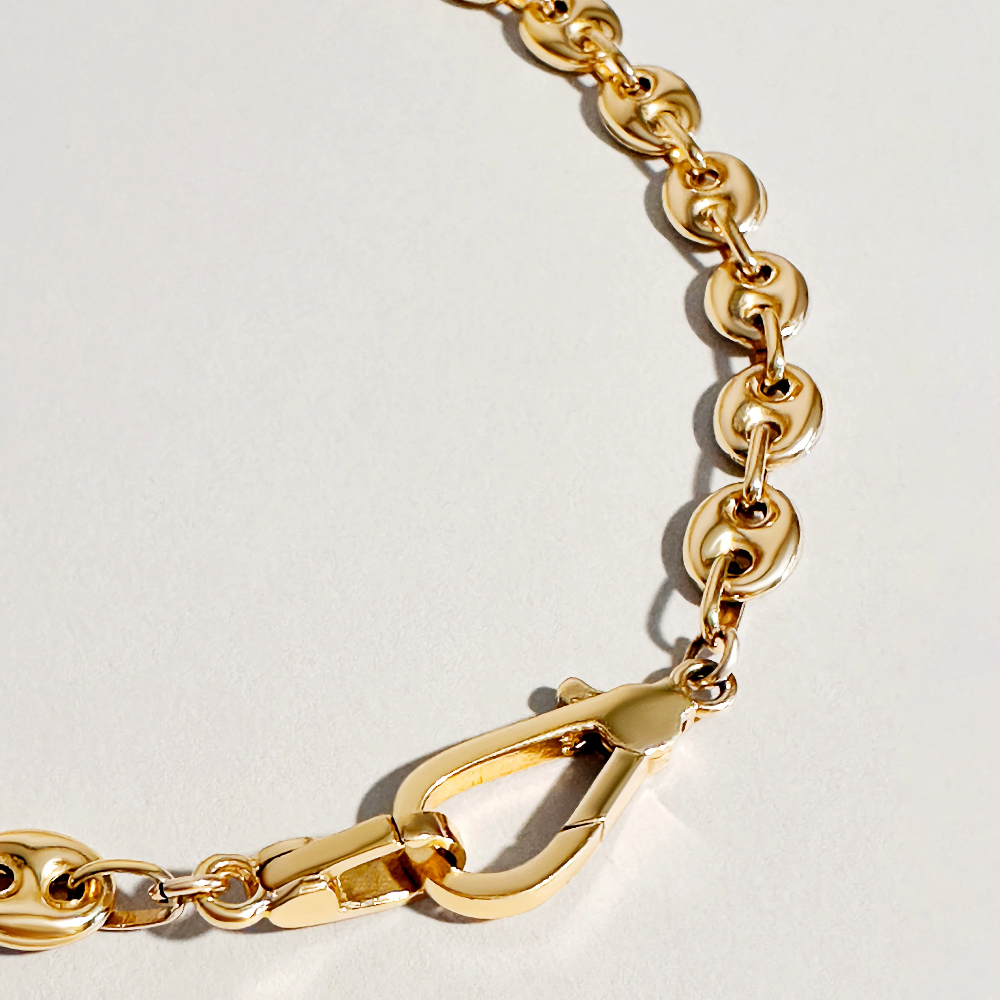 “LOVE LOCK” Necklace- MIDI Puffy Mariner