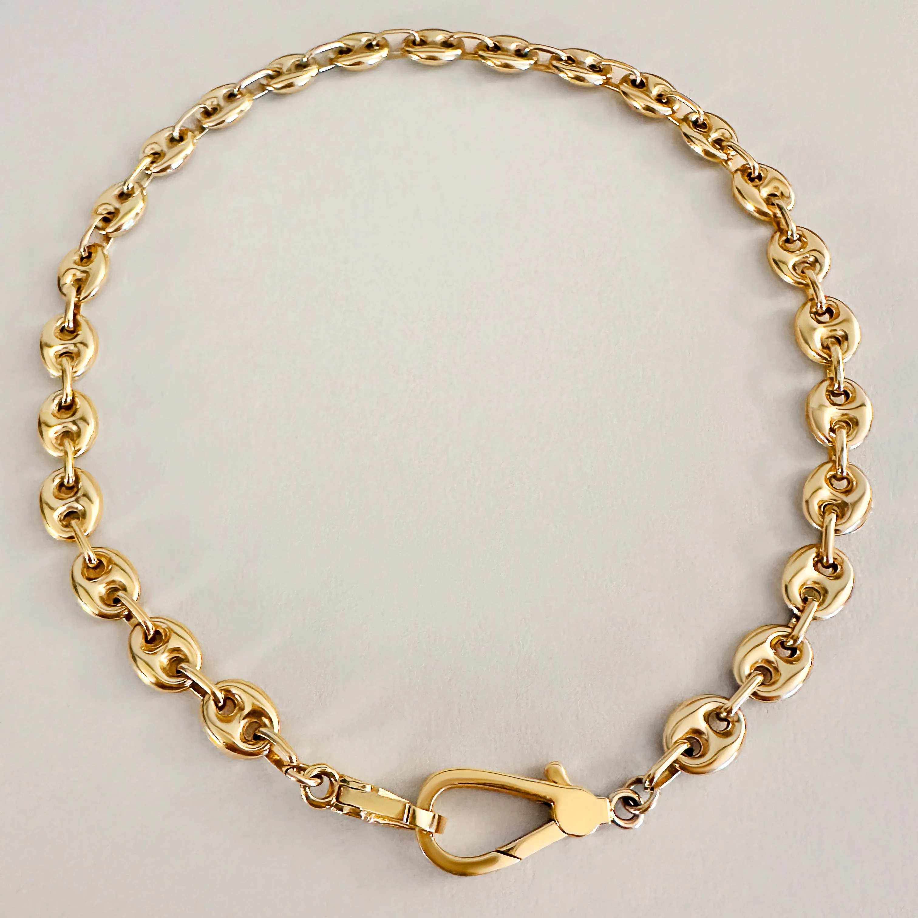 “LOVE LOCK” Necklace- MIDI Puffy Mariner