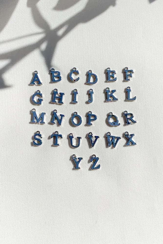 Lynn Initial Necklace In Silver